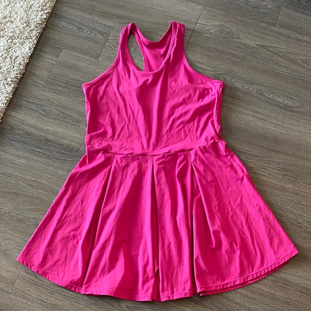 Vibrant Pink Athletic Dress